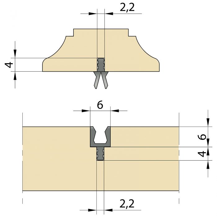 miniKLICK - Dovetail Connector