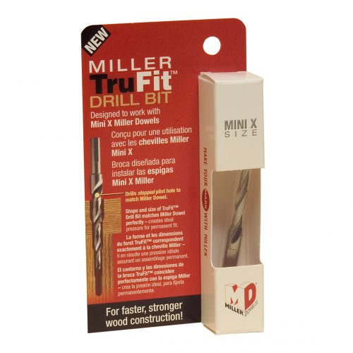 Mini-X Miller Dowel TruFit Drill Bit