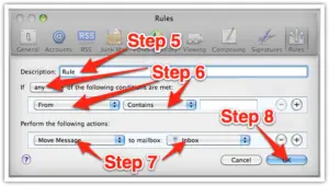 Mac Mail Step 4 Email White Listing