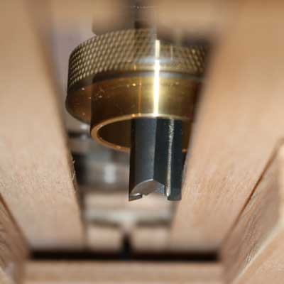 Brass Router Bushing and Base Plate Adapter