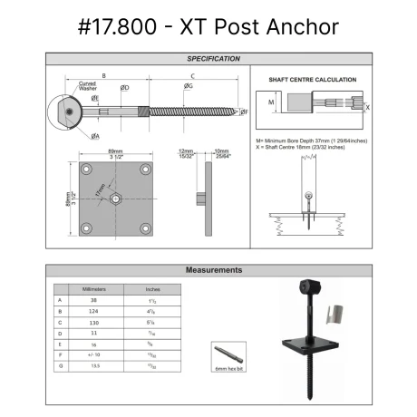 Zipbolt XT Post Anchor | Heavy-Duty Exterior Deck Post Mount