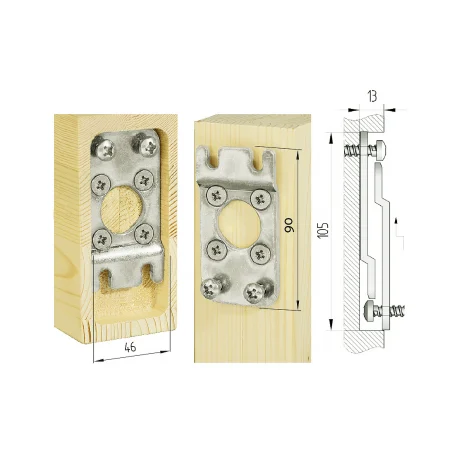 K040_DUO-Frame-Connectors_90-46_4c_Detail K040_DUO-Frame-Connectors_90-46_4c_Detail