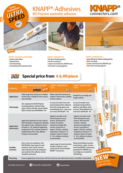 KNAPP Adhesives Product Flyer