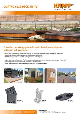 Terrace and Paneling Connecting Systems